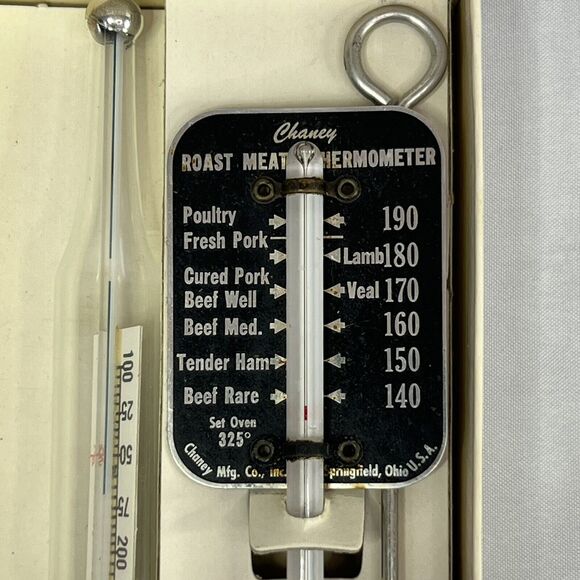 Vintage 1950's Betty Furness Westinghouse Thermometer Set Candy & Meat - Picture 5 of 6